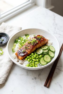 Salmon Teriyaki Rice Bowls
