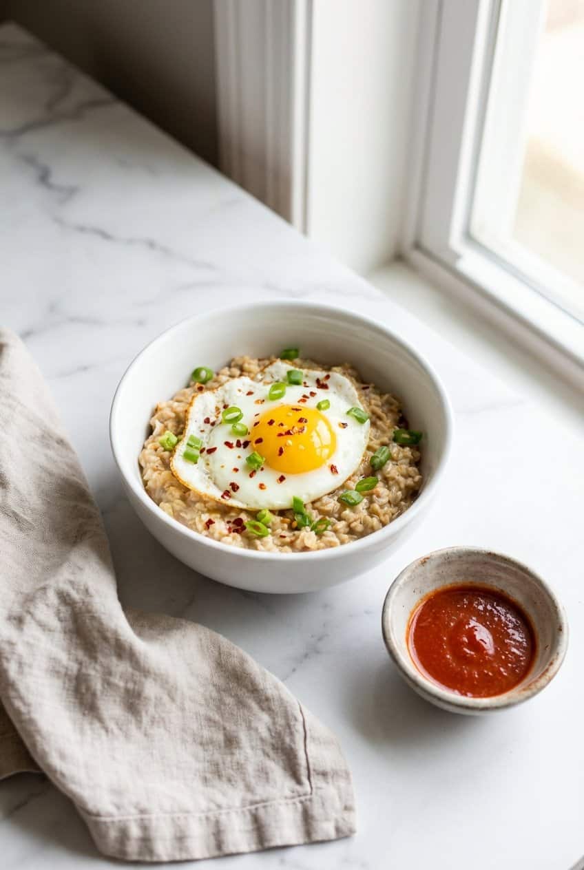 Savory Oatmeal with Egg hero shot