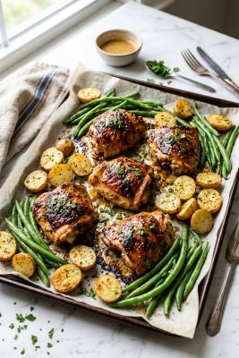 Sheet Pan Honey Mustard Chicken
