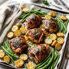 Sheet Pan Honey Mustard Chicken