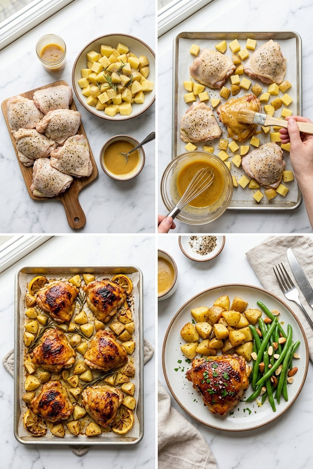 How to make Sheet Pan Honey Mustard Chicken