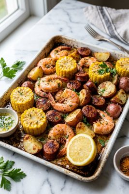 Sheet Pan Shrimp Boil