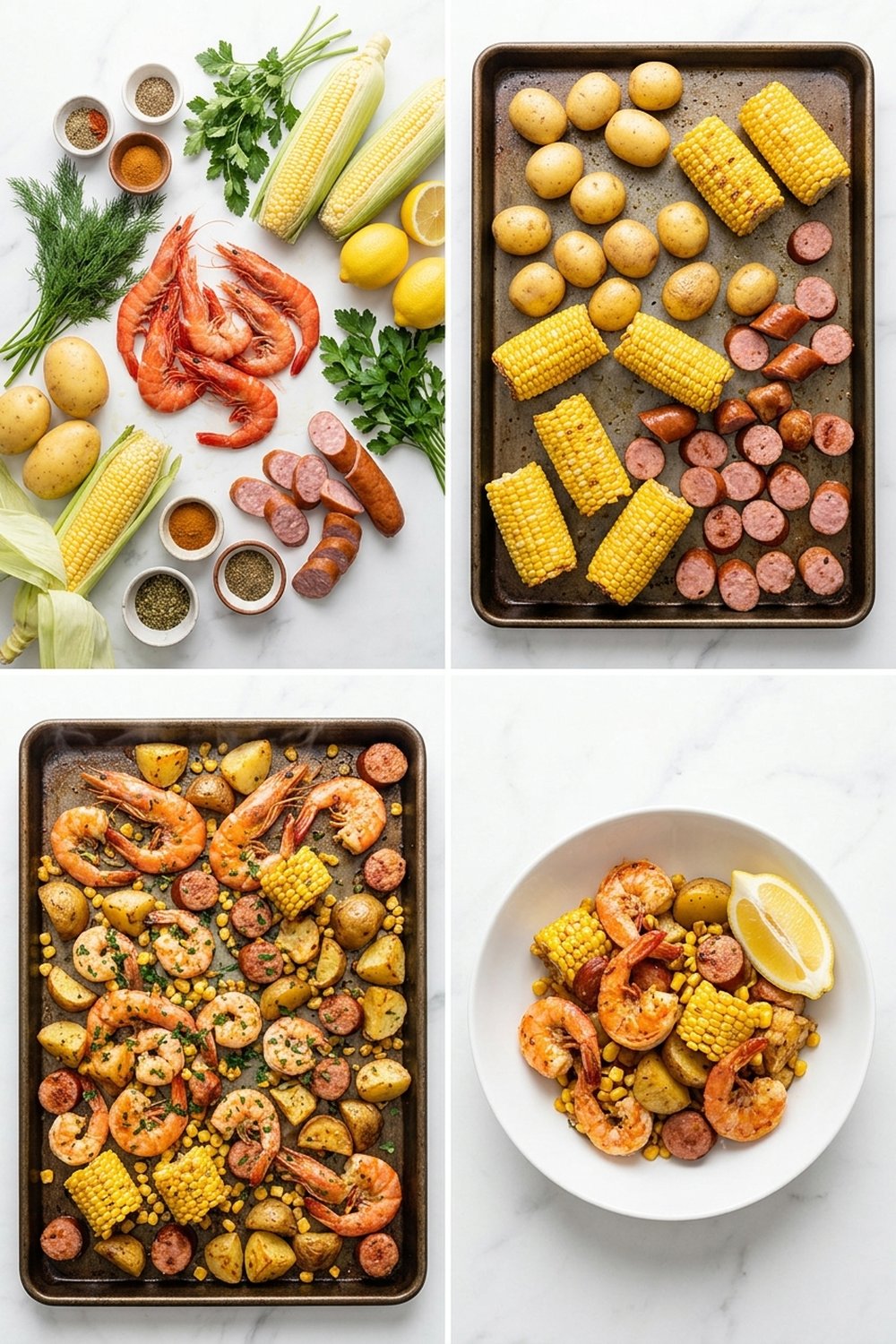 How to make Sheet Pan Shrimp Boil