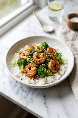 Shrimp and Broccoli Stir Fry