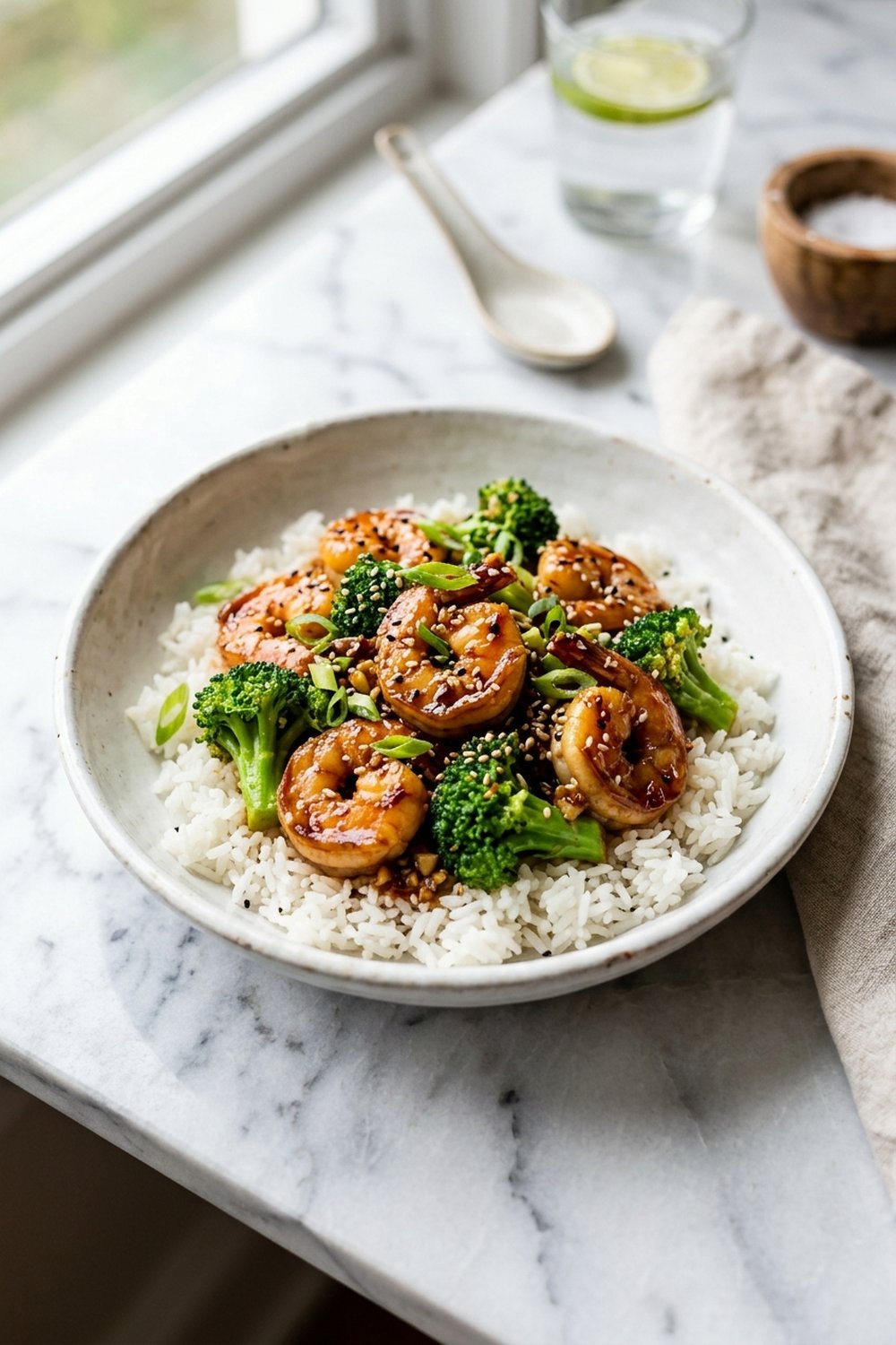 Shrimp and Broccoli Stir Fry