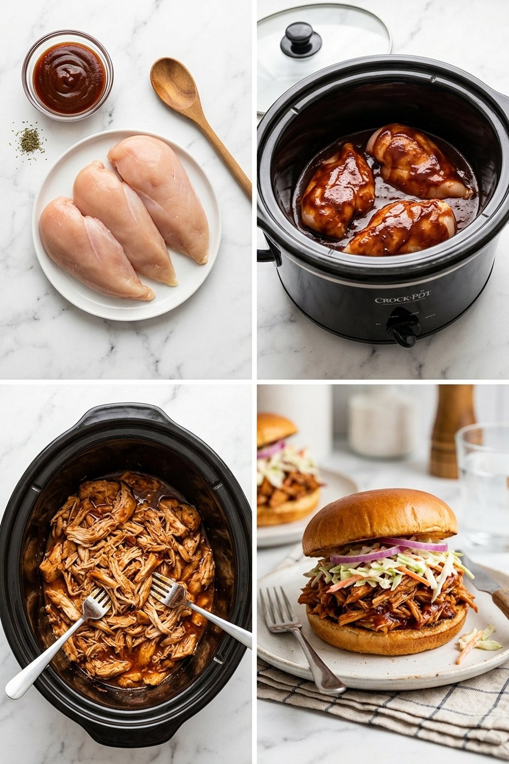 How to make Slow Cooker Pulled Chicken