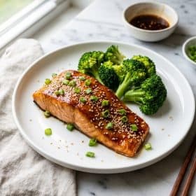 Soy Glazed Salmon hero shot