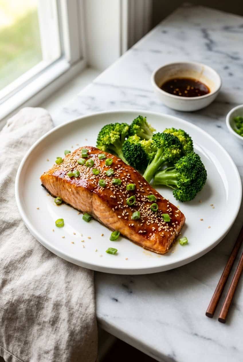 Soy Glazed Salmon hero shot