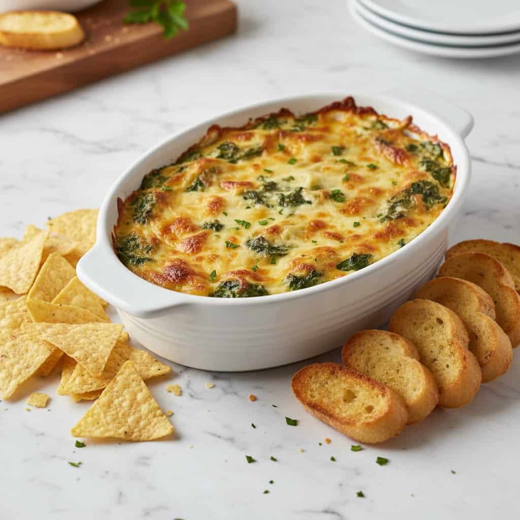 Spinach Artichoke Dip hero shot