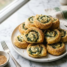Spinach Feta Pinwheels