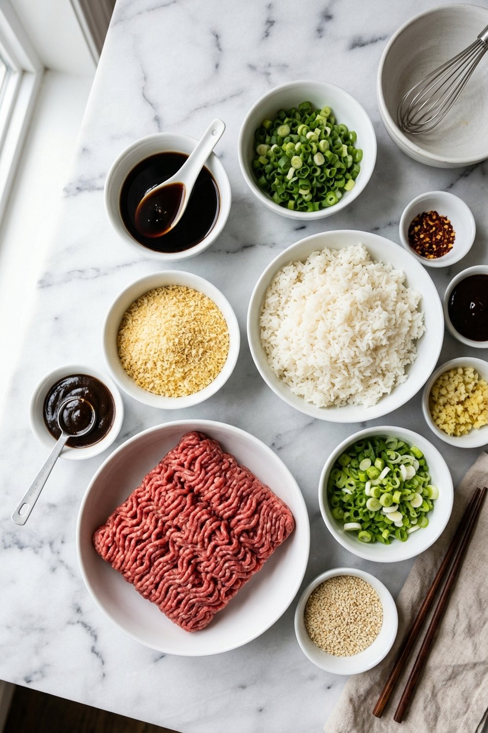 Sticky Asian Glazed Meatballs ingredients