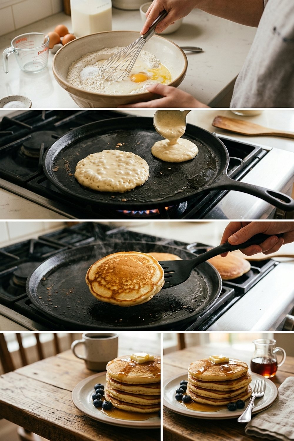 How to make Strawberry Shortcake Protein Pancakes