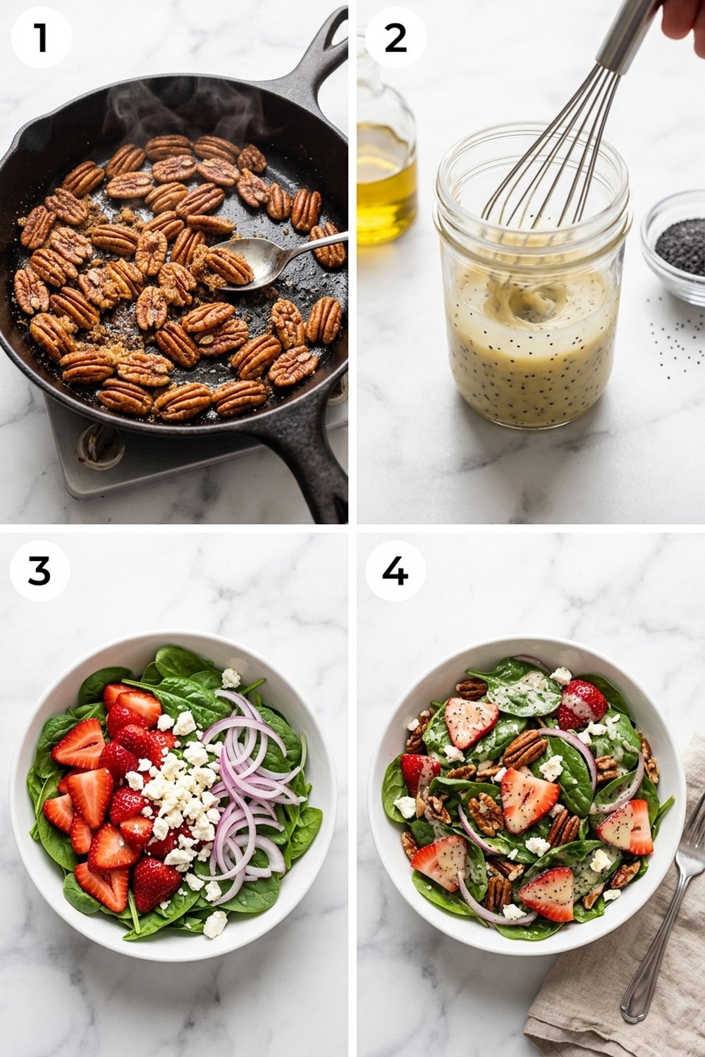 How to make Strawberry Spinach Salad