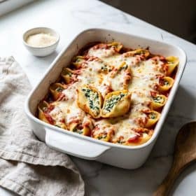 Stuffed Shells with Ricotta hero shot