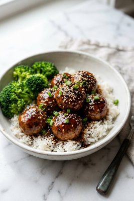 Teriyaki Chicken Meatballs