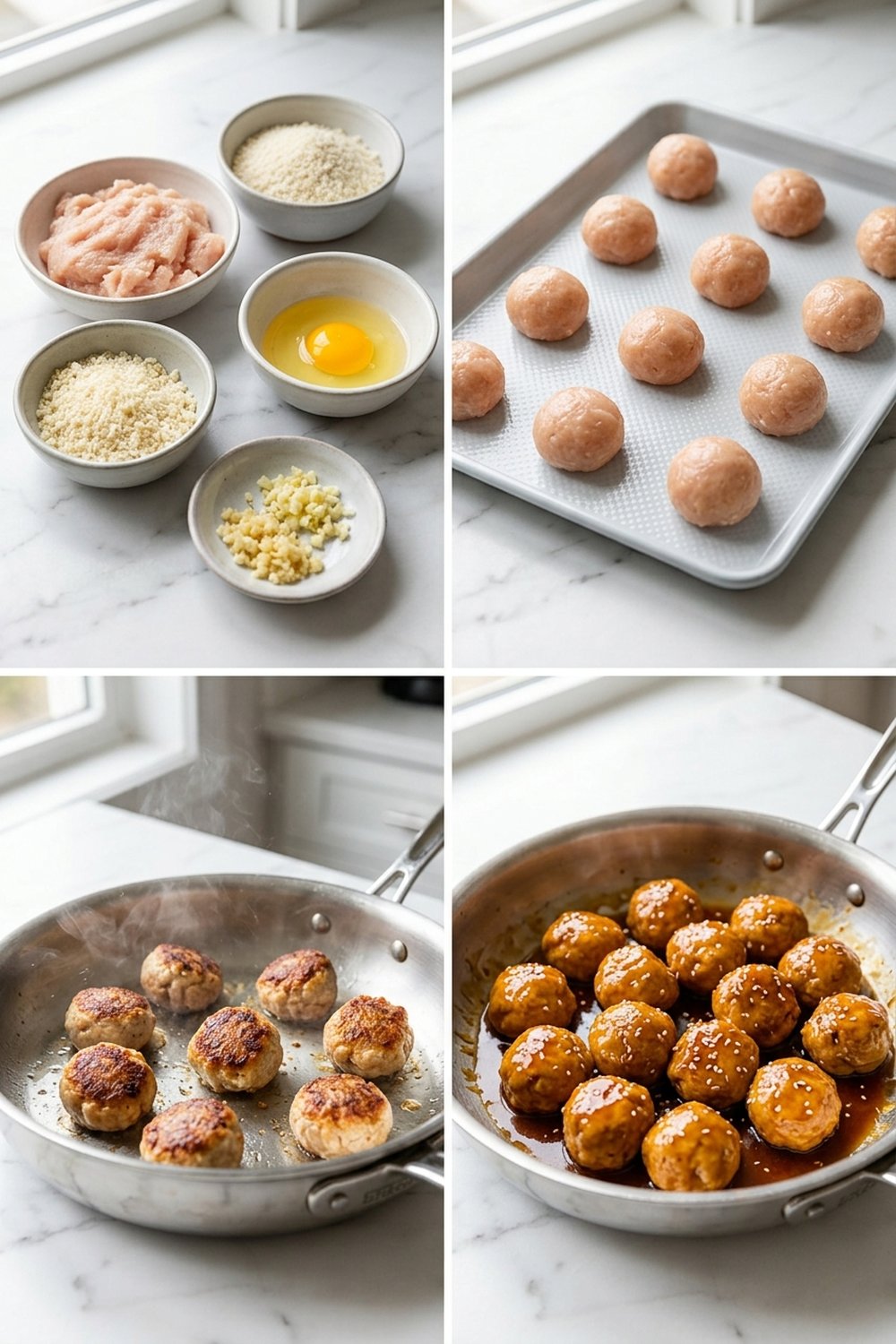 How to make Teriyaki Chicken Meatballs