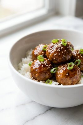 Teriyaki Meatballs hero shot