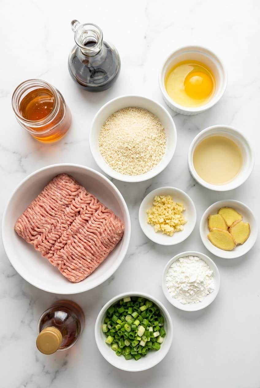 Ingredients for Teriyaki Meatballs