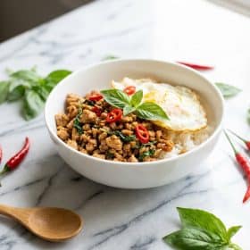Thai Basil Ground Chicken hero shot