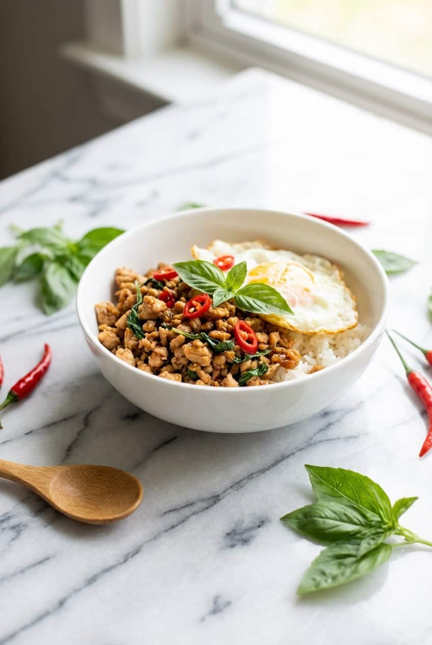 Thai Basil Ground Chicken hero shot