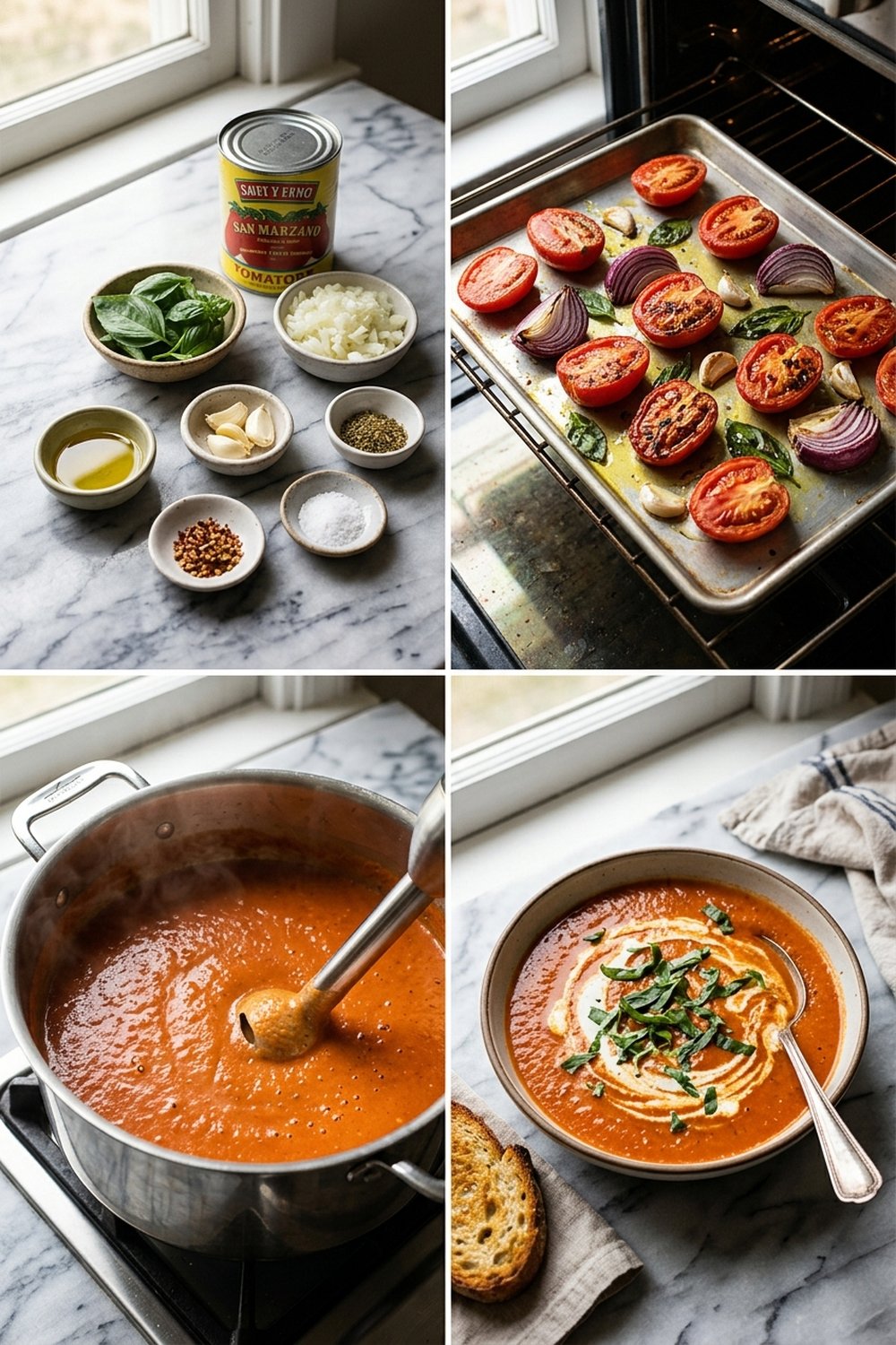 How to make Tomato Basil Soup