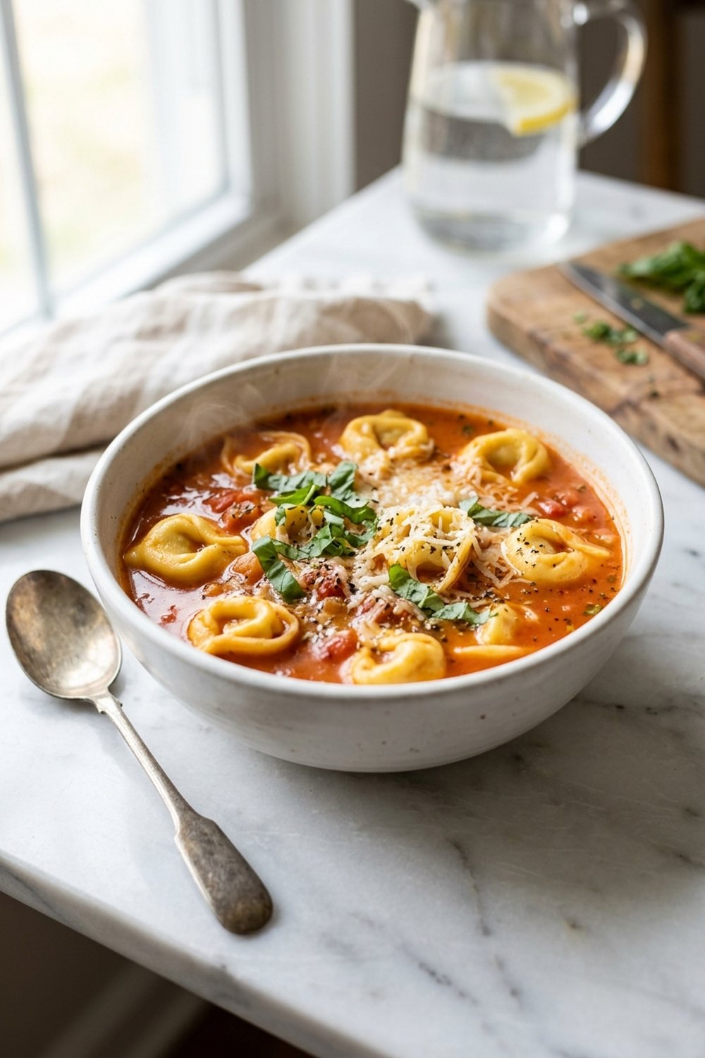 Tomato Tortellini Soup
