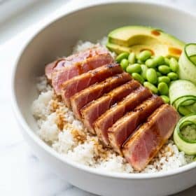 Tuna Rice Bowl hero shot