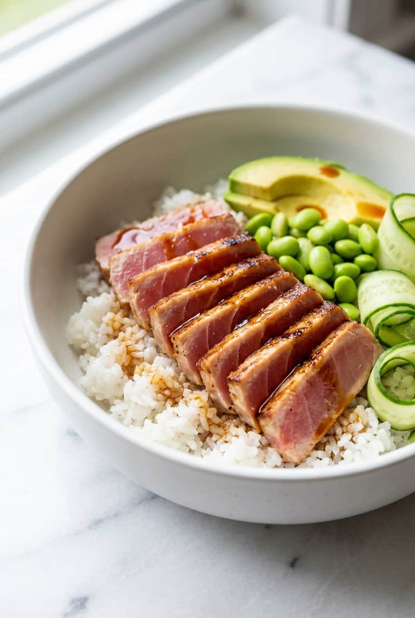 Tuna Rice Bowl hero shot