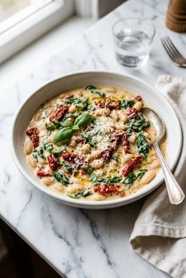 Tuscan White Bean Skillet
