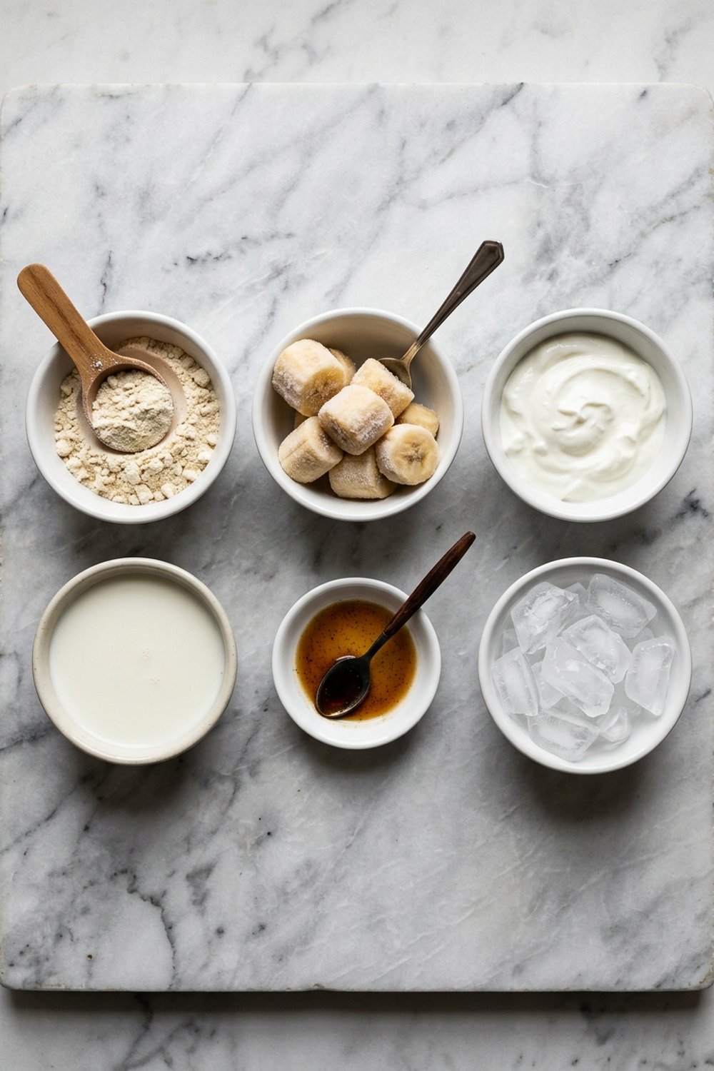 Vanilla Protein Smoothie ingredients