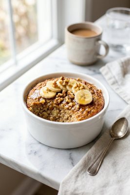 Vegan Banana Bread Baked Oats