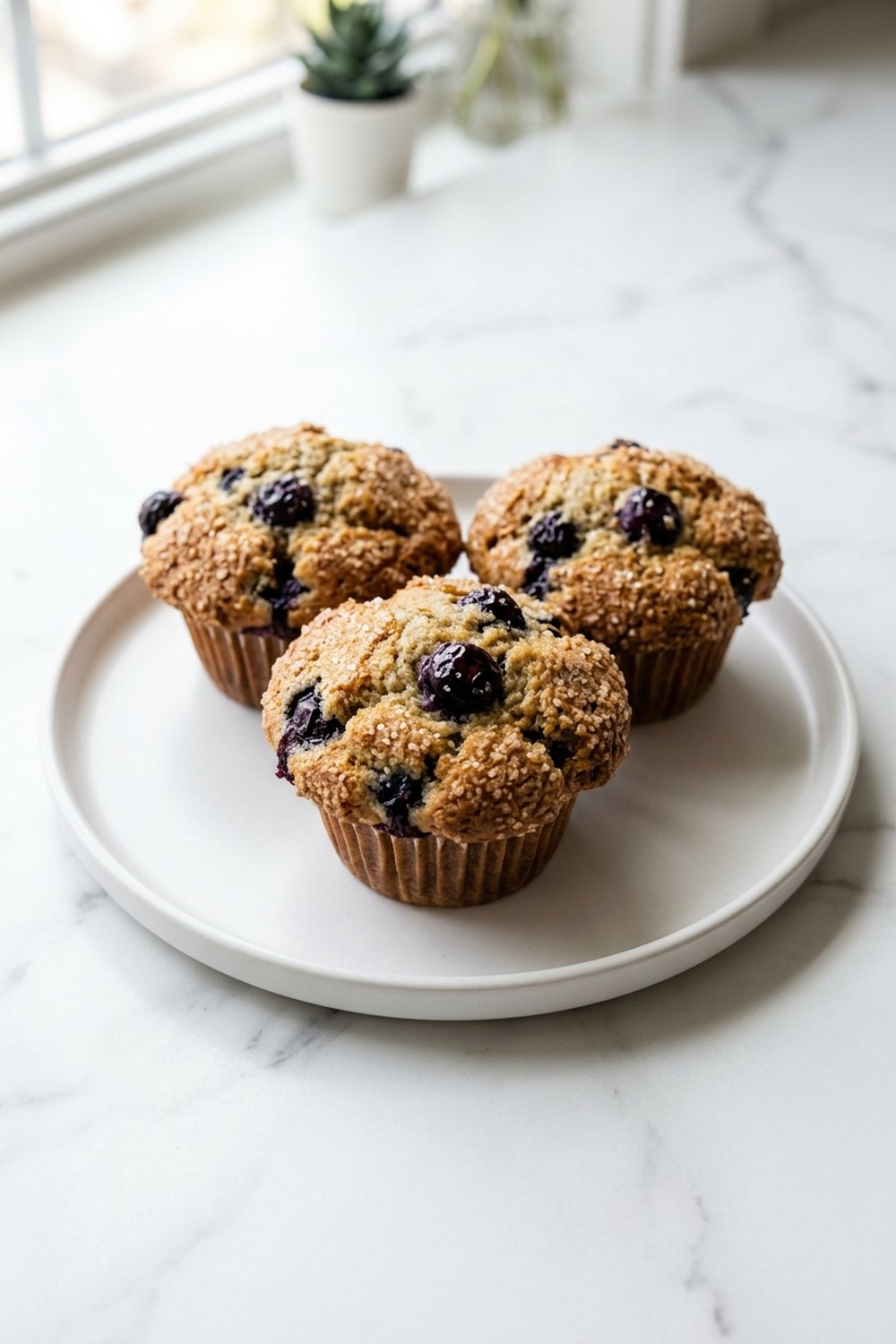 Vegan Blueberry Muffins