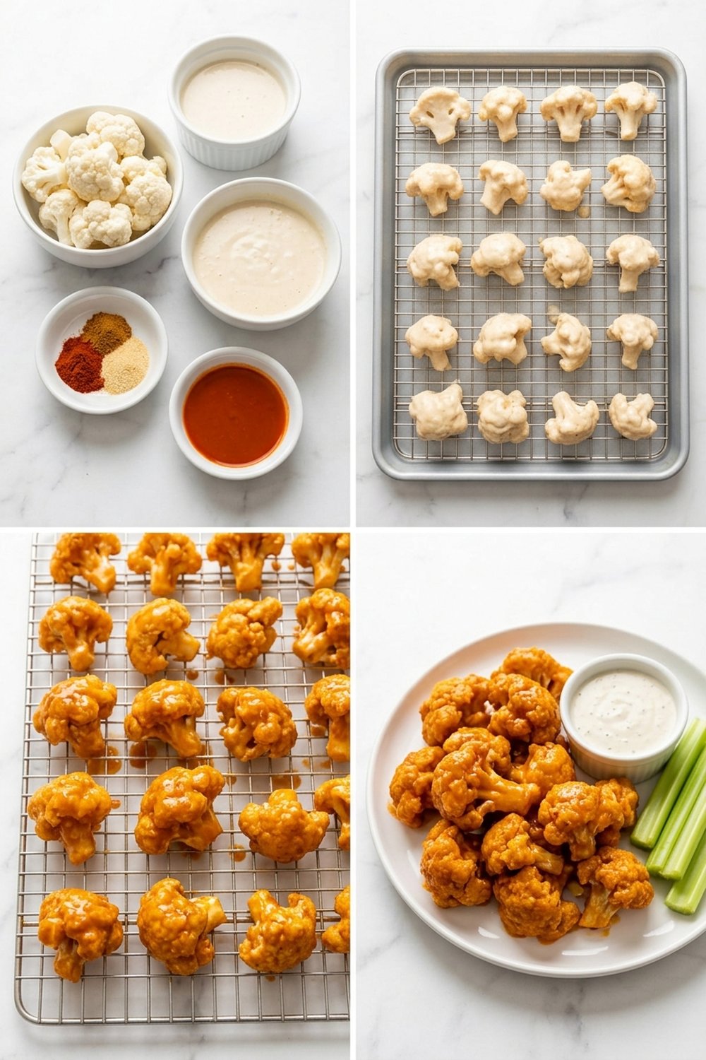 How to make Vegan Buffalo Cauliflower Wings