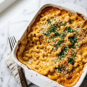 Vegan Butternut Squash Mac and Cheese
