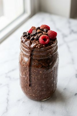 Vegan Chocolate Overnight Oats