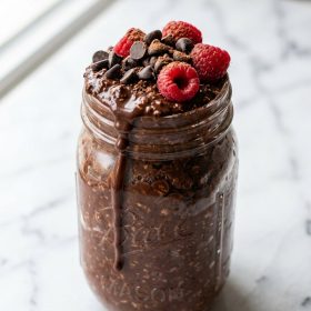 Vegan Chocolate Overnight Oats