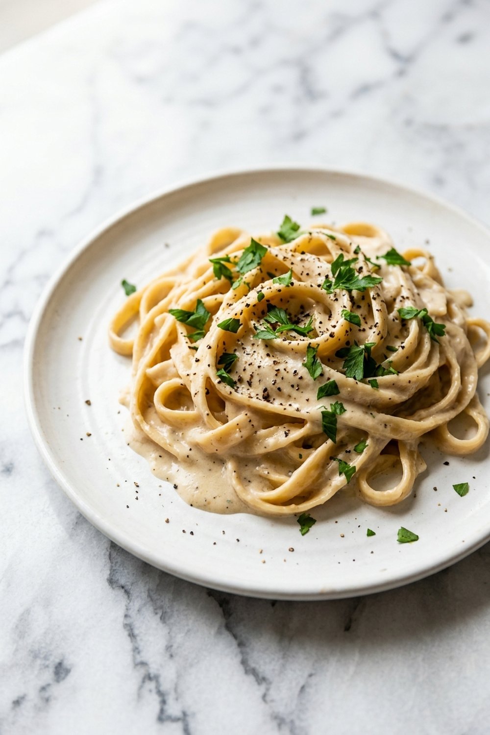 Vegan Creamy Cashew Pasta