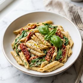 Vegan Creamy Tuscan Pasta
