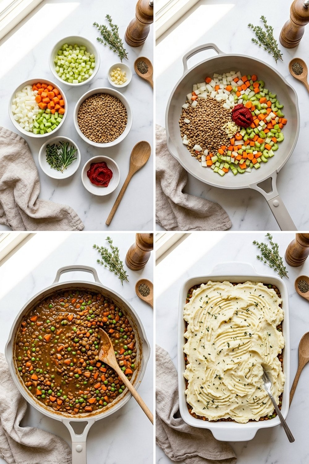 How to make Vegan Lentil Shepherds Pie