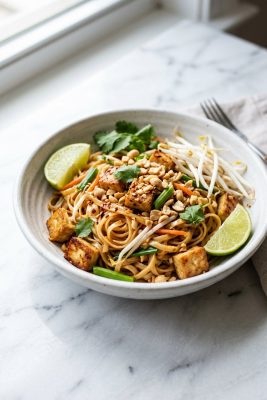 Vegan Pad Thai with Tofu