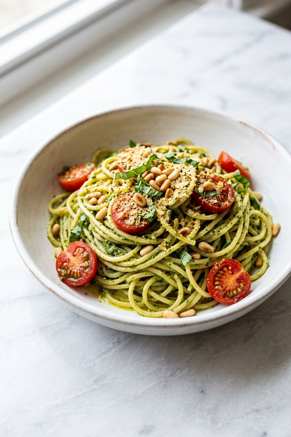 Vegan Pesto Pasta