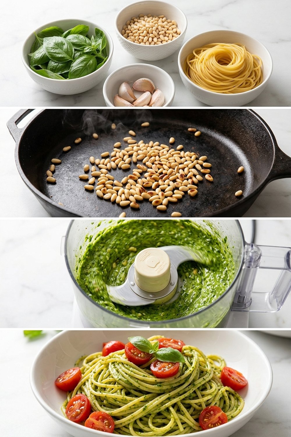 How to make Vegan Pesto Pasta