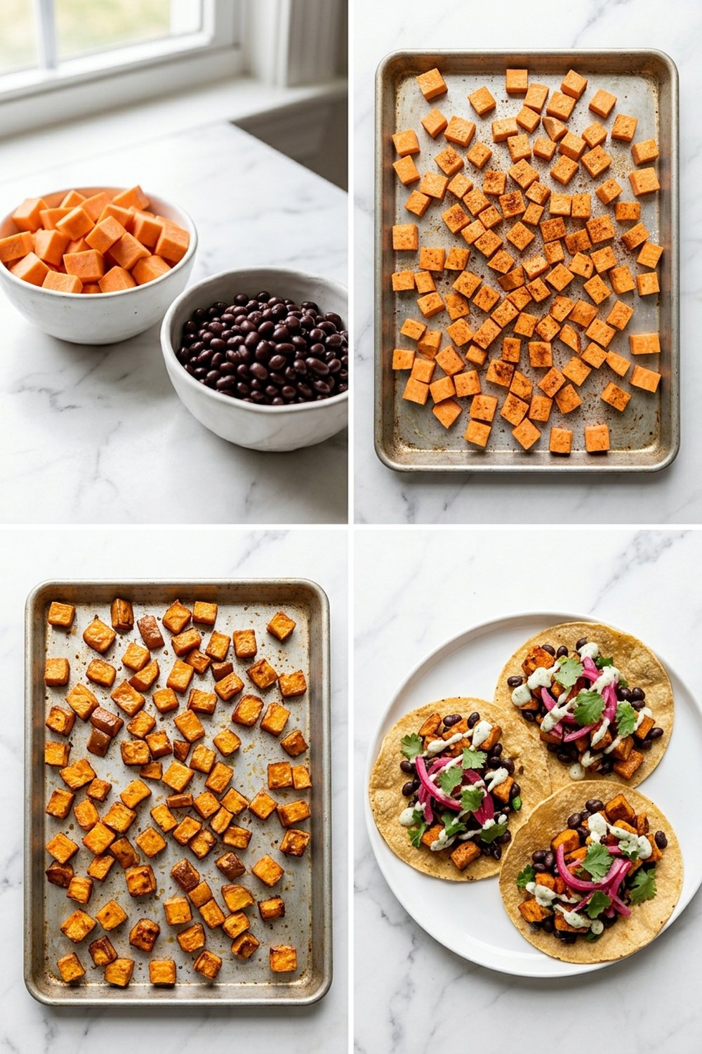 How to make Vegan Sweet Potato Black Bean Tacos