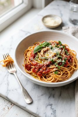 Vegan Tomato Basil Pasta