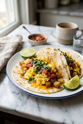 Vegetarian Breakfast Tacos