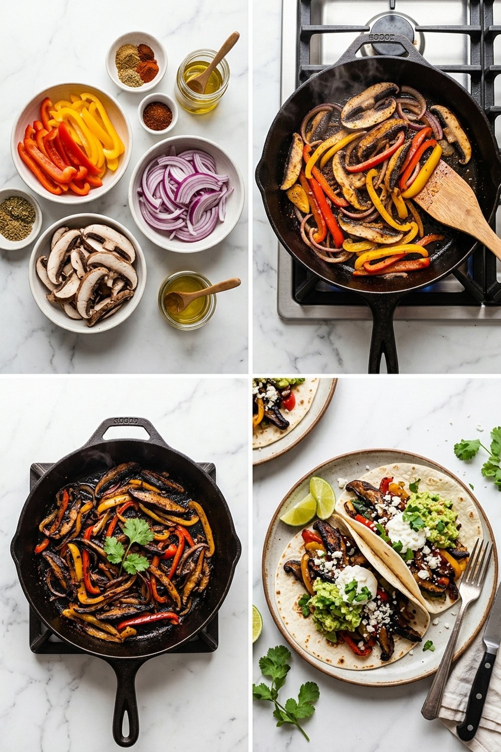 How to make Vegetarian Fajitas