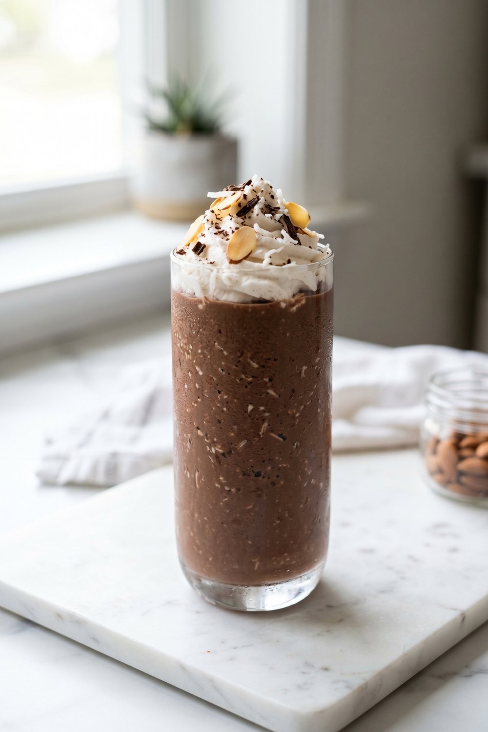 Almond Joy Protein Shake hero shot