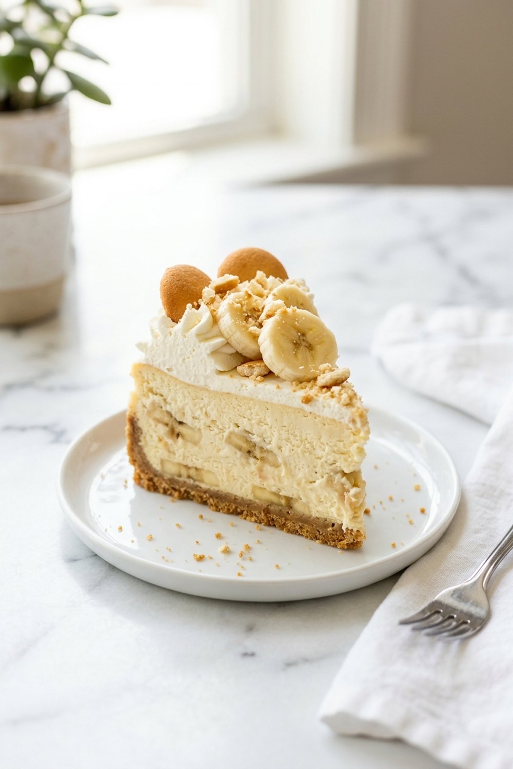 Banana Pudding Cheesecake hero shot
