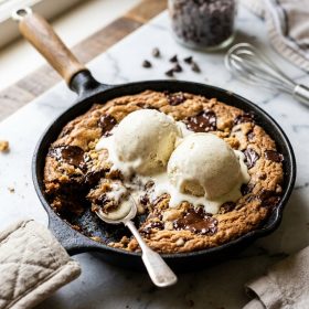 Chocolate Chip Cookie Skillet hero shot
