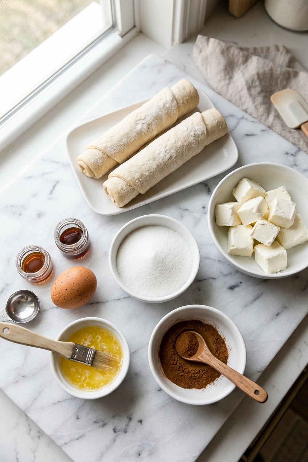 Ingredients for Churro Cheesecake Bars